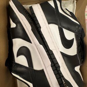 Nike Dunk Low in White and Black